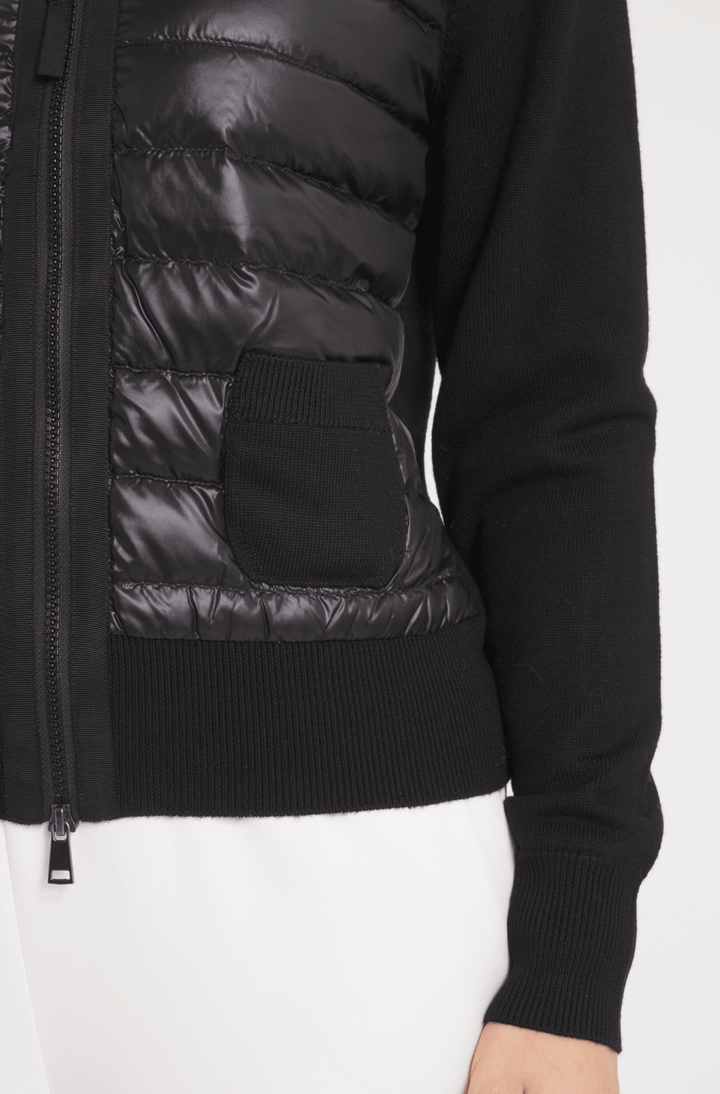 The Duchess | Down / Wool Jacket | Midnight Black - Cotes of London