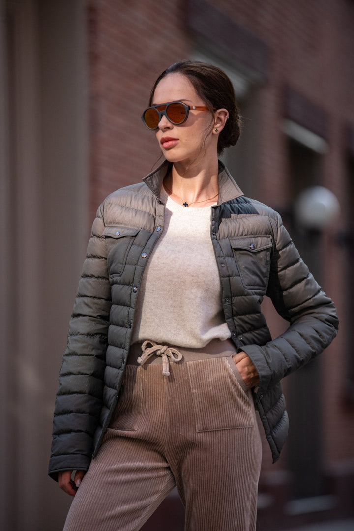 The Harrow Matte | Down Shirt | Subtle Sparkles - Cotes of London
