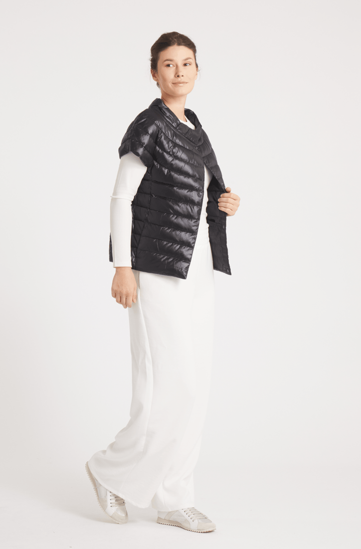 The St Barts | Down Vest | Midnight Black - Cotes of London